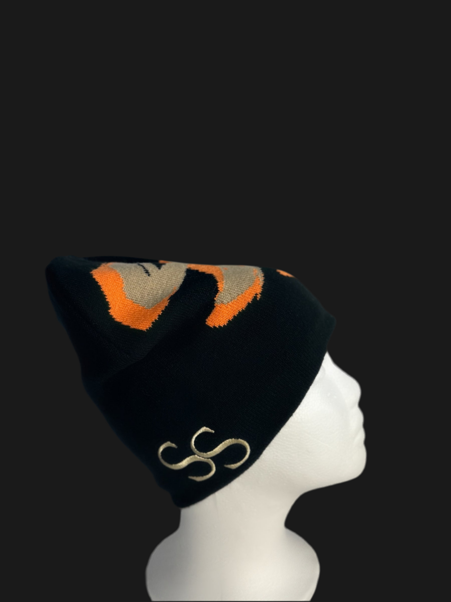 Satin-lined- Beanie Orange
